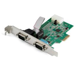 【新品/取寄品/代引不可】シリアル2ポート増設PCI Expressカード 2xRS232Cポート拡張PCIe接続ボード 169