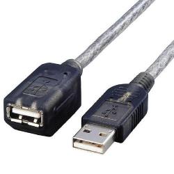 【新品/取寄品/代引不可】マグネット内蔵USB延長ケーブル(グラファイト) 1m USB-EAM1GT