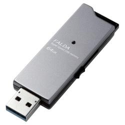 【新品/取寄品】USBメモリー/USB3.0対応/スライド式/高速/DAU/64GB/ブラック MF-DAU3064GBK