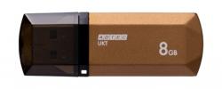 【新品/取寄品/代引不可】USBフラッシュメモリ UKT USB2.0 8GB ゴールド AD-UKTSG8G-U2
