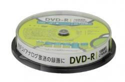 【新品/取寄品/代引不可】DVD-R CPRM 録画用 1-16倍速 10枚スピンドル GH-DVDRCB10