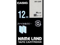 【新品/取寄品/代引不可】カシオネームランドテープ XR-12SR