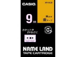 【新品/取寄品/代引不可】カシオネームランドテープ XR-9GD