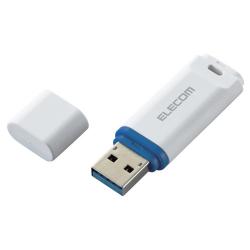 【新品/取寄品/代引不可】USBメモリー/USB3.2(Gen1)対応/キャップ式/データ復旧サービス付/64GB/ホワイト M