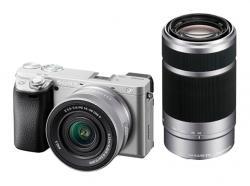 SONY α6400 ILCE-6400X ダブルズームレンズキット シルバー ソニー 小型・軽量 ミラーレス一眼カメラ