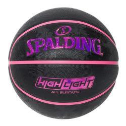 バスケットボール ハイライト ピンク ラバー 6号 85-158J SPALDING スポルディング