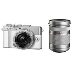 OLYMPUS PEN E-P7 EZダブルズームキット ホワイト ミラーレス一眼カメラ オリンパス