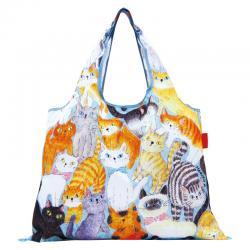【特選商品6】デザイナーズジャパン 2way Shopping Bag ねこちゃんねこちゃん DJQ-12919-PO