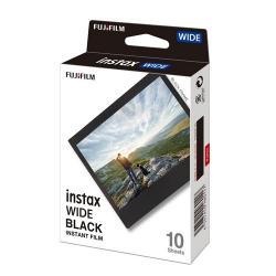 富士フイルム FUJIFILM インスタントカメラ チェキ ワイド用 フィルム 10枚入 ブラックフレーム INSTAX WIDE BLACK FRAME