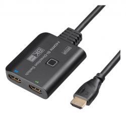8K対応HDMI切替器(2入力・1出力または1入力・2出力) SW-HDR8K21BD
