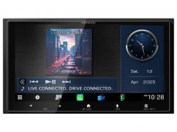 KENWOOD DMX7525S ワイヤレスミラーリング対応 ディスプレイオーディオ 6.9V型インダッシュモデル Apple CarPlay & Android Auto