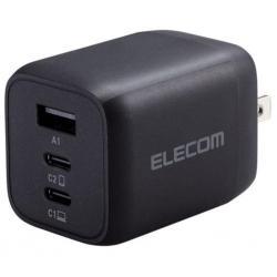 ノートPC用ACアダプター/USB充電器/USB Power Delivery対応/PPS対応/65W/USB-C2ポート/USB-A1ポート/スイングプラグ/ブラック ACDC-PD4465BK