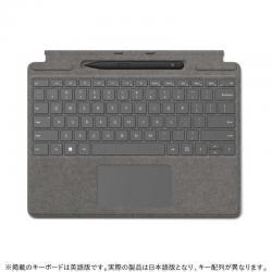 Microsoft スリムペン2付き Surface Pro Signature キーボード 日本語 8X6-00079 プラチナ